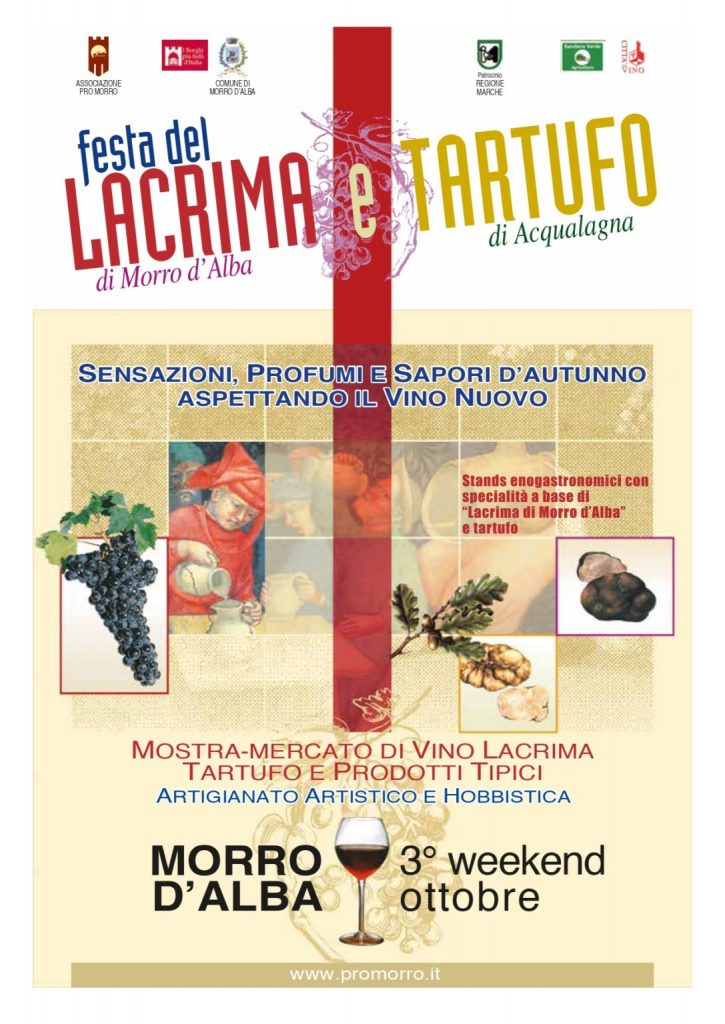 Lacrima wine and truffle