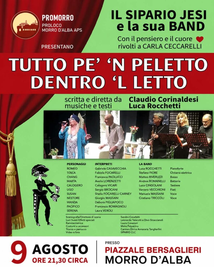 Commedia “TUTTO PE ‘N PELETTO DENTRO ‘L LETTO”, Piazzale Bersaglieri