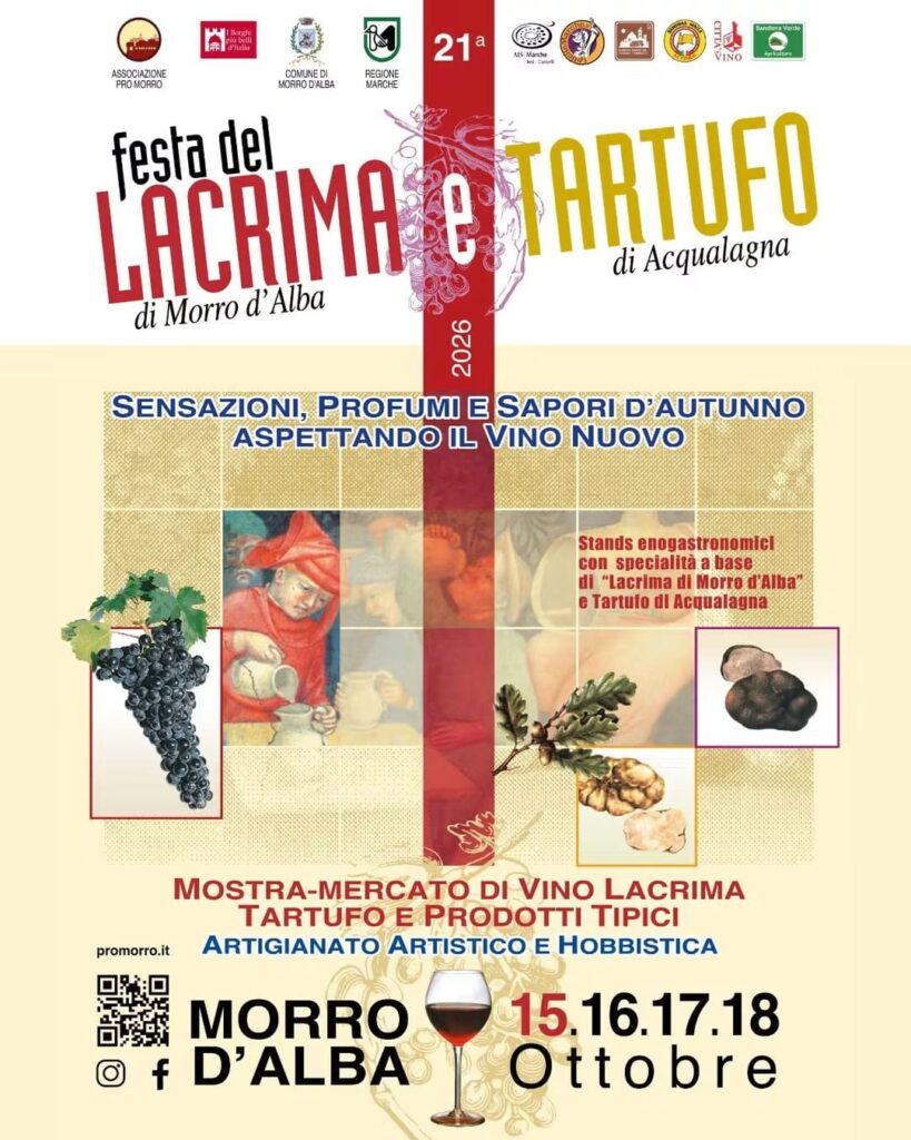 21° Festa del Lacrima di Morro d’Alba e del Tartufo di Acqualagna